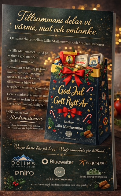 Belles i samarbete med Lilla Mathemmet och Stadsmissionen!